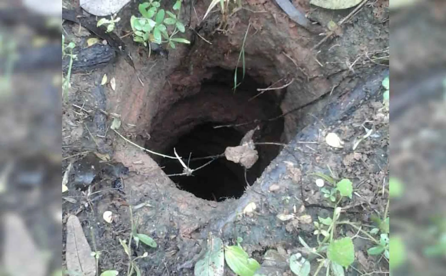 unidentified borewell in ariyalur